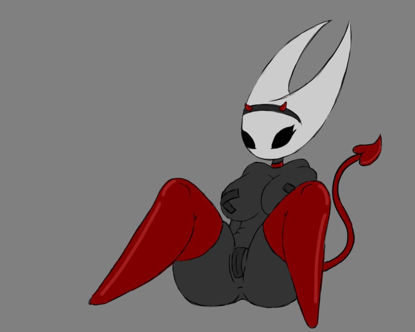 1girls arthropod big_breasts bug bug_girl cosplay cosplaying costume female furry hollow_knight hornet_(hollow_knight) insect simple_background six343 sketch stockings thick_thighs thighhighs video_games