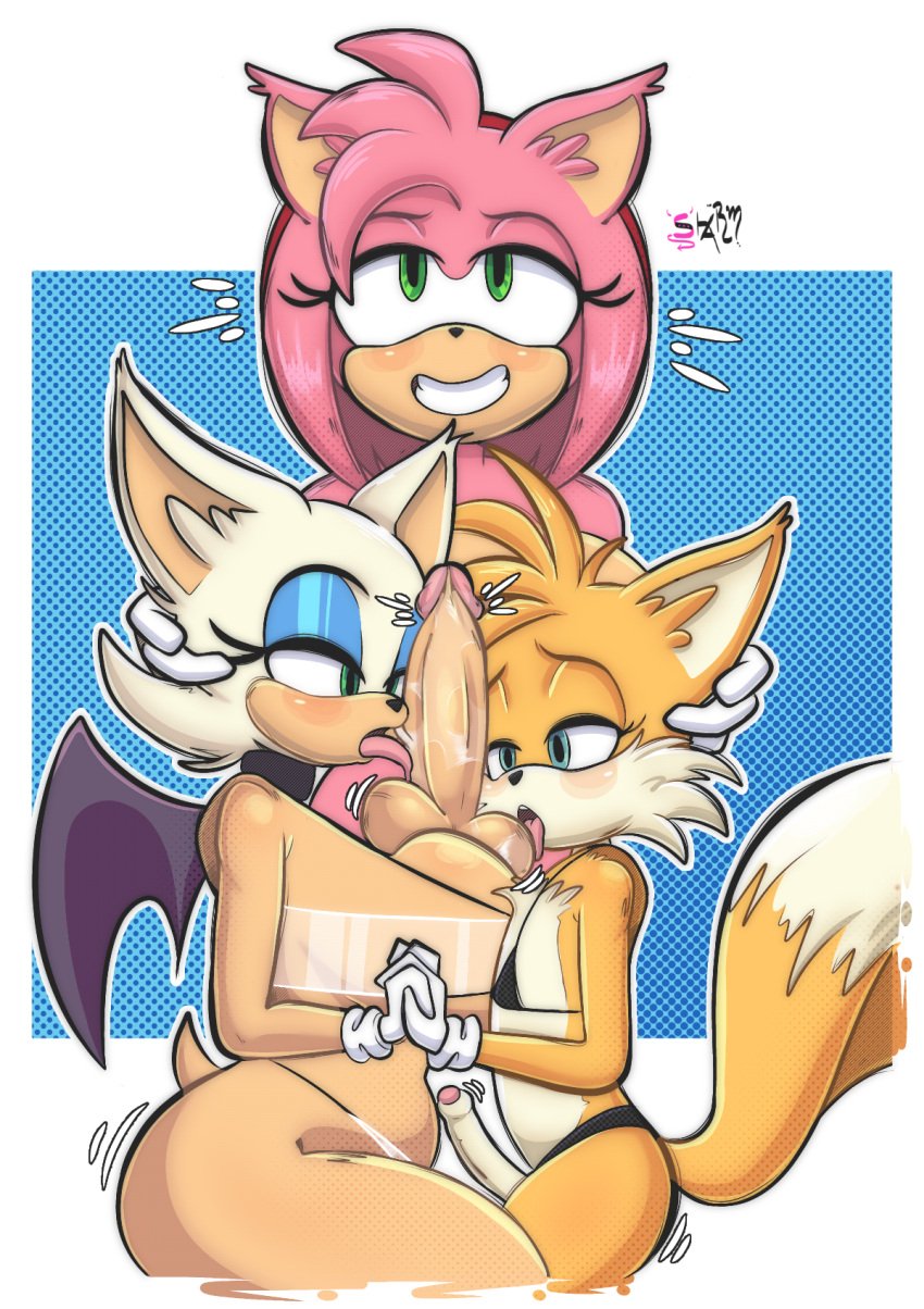 1:1 1boy 1futa 1girls 2girls amy_rose anthro ass background balls bat bat_ears bat_girl bat_wings big_ass big_breasts big_butt big_penis bikini bikini_shorts black_and_white blowjob blue_eyes blue_penis breasts brown_body brown_skin bubble_ass color colored comic_page crossdressing erect_penis erection female femboy fox fox_ears fox_tail furry furry_breasts furry_ears furry_female furry_male furry_only furry_tail futa_is_bigger futa_on_female futa_on_male futa_with_female futanari green_eyes hedgehog hedgehog_girl huge_ass huge_balls huge_breasts huge_cock large_ass large_breasts large_penis licking licking_lips licking_penis line_art male orgasm orgasm_face penis penis_size_difference pink_body pink_fur pink_hair rouge_the_bat sagging_balls saggy_balls saliva saliva_drip saliva_on_penis saliva_on_tongue seductive seductive_eyes seductive_look seductive_mouth seductive_pose sharm_zhoma short_bikini sketch small_bikini small_penis sonic_(series) sonic_the_hedgehog_(series) standing tails threesome tongue tongue_out transparent_bikini vein veiny_penis video_games white_fur white_hair white_skin yellow_body yellow_fur yellow_hair yellow_skin