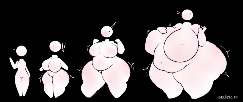 1girls anthro ass ass_expansion ass_growth bbw belly belly_expansion belly_growth belly_inflation big_ass big_belly big_breasts big_butt blush breast_expansion breast_growth breasts breasts_bigger_than_head butt_expansion chubby chubby_female equinox_341 expansion expansion_sequence fat_ass female female_focus flustered growth growth_sequence huge_ass huge_belly huge_breasts huge_thighs humanoid massive_ass massive_breasts massive_thighs overweight overweight_female stick_figure stickwoman thick_ass thigh_expansion thighs_expansion weight_gain white_body wide_hips