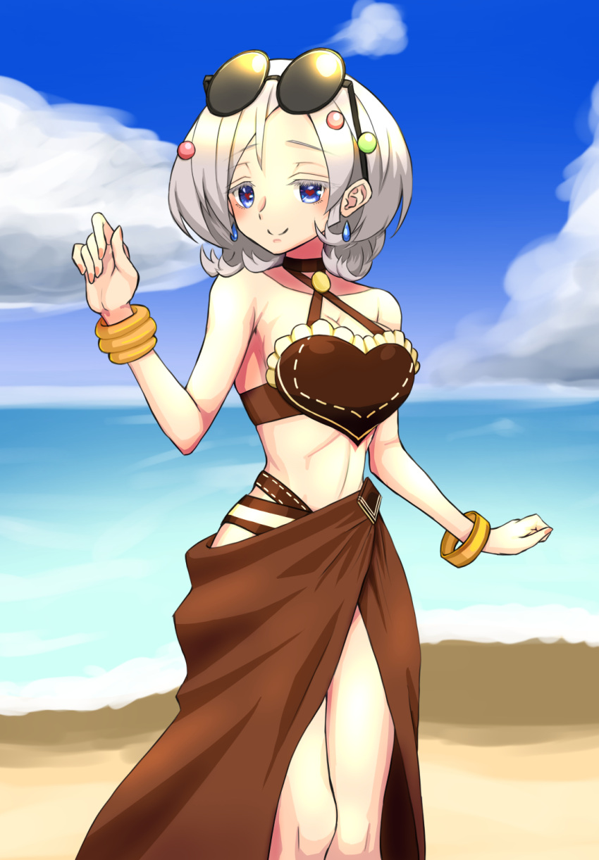 1girls beach duel_monster madolche_queen_tiaramisu yu-gi-oh!