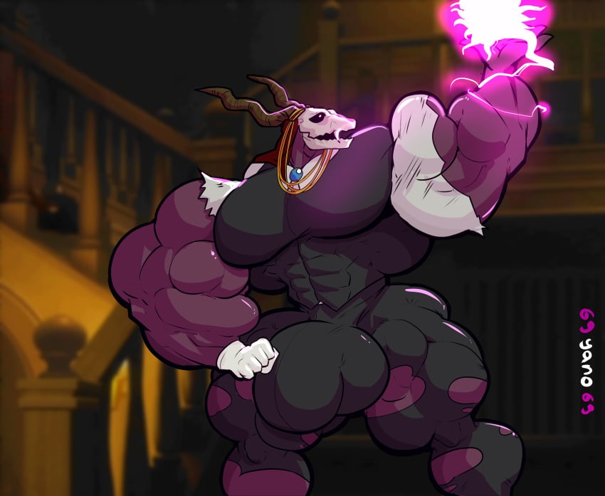 69yano69 bulge elias_ainsworth furry hyper hyper_balls hyper_muscle hyper_penis male male_only muscle_growth muscles muscular muscular_arms muscular_male muscular_thighs solo solo_male