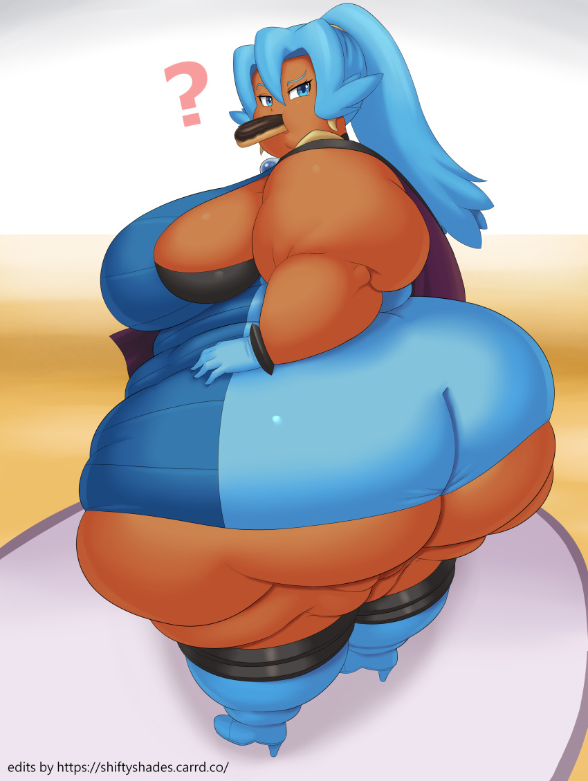 bbw belly belly_bulge big_ass big_belly big_butt butt_crack chubby_cheeks clair_(pokemon) dark_skin edit edited editor_shiftyshades fat_arms fat_ass fat_belly fat_butt fat_rolls fat_thighs fat_woman female huge_ass huge_belly_button huge_butt huge_thighs hyper_ass hyper_thighs hypnagogum large_ass large_thighs massive_ass massive_butt morbidly_obese morbidly_obese_female obese obese_female pokemon ssbbw third-party_edit