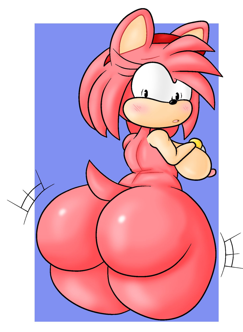 1girls 2023 amy_rose animal_ears anthro ass ass_focus big_ass big_butt black_eyes black_nose blush breasts bubble_ass bubble_butt butt_focus color_edit completely_nude completely_nude_female curvaceous curvy curvy_female curvy_figure female female_only fur furry gloves headwear hedgehog huge_ass huge_butt large_ass large_butt looking_back mammal mobian naked naked_female nipple nude nude_female older_female pink_body pink_fur pink_hair pink_skin sega shocked short_hair sideboob simple_background solo solo_female sonic_(series) sonic_the_hedgehog_(series) tail thick_ass thick_thighs two_tone_body two_tone_fur video_games yummercummer