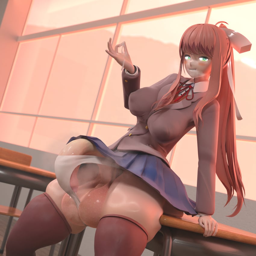 1futa 3d 3d_(artwork) ass ball_bulge balls balls_in_panties balls_under_clothes big_ass big_balls big_breasts big_penis breasts clothed clothing dickgirl doki_doki_literature_club erect_nipples erection erection_in_panties erection_under_clothes erection_under_skirt female_pervert futa_only futa_pervert futanari futasub holdingnuts huge_balls huge_cock intersex looking_at_viewer monika_(doki_doki_literature_club) mostly_clothed musk nipples_visible_through_clothing panties panty_bulge penis penis_bulge penis_in_panties penis_under_clothes penis_under_skirt pervert school_uniform skindentation skirt smooth_balls smooth_penis solo solo_futa tagme tenting thick_thighs thighhighs uniform