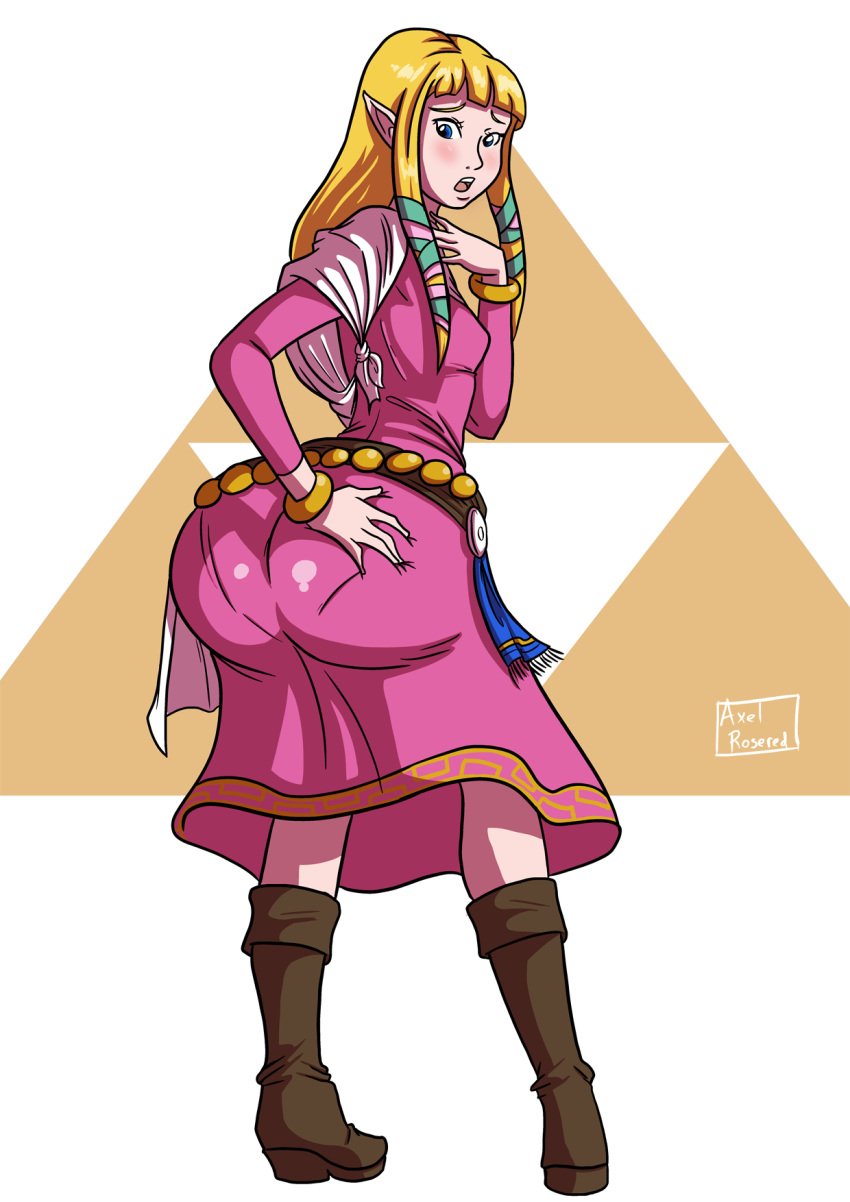 ass_built_separately axel-rosered big_butt blush bubble_butt butt butt_expansion butt_grab embarrassed fat_ass grabbing_butt grabbing_own_butt hand_on_butt huge_butt large_butt princess_zelda skyward_sword the_legend_of_zelda zelda_(skyward_sword)