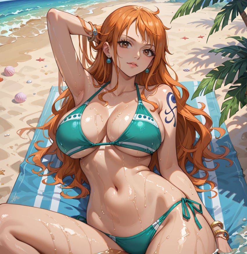 ai_fishball ai_generated female female_only nami nami_(one_piece) one_piece post-timeskip