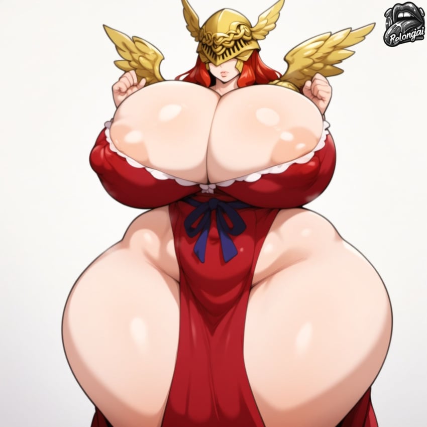 1girls ai_generated big_ass big_breasts elden_ring female huge_ass huge_breasts large_ass large_breasts malenia_blade_of_miquella relongiainsfw thick_thighs wide_hips