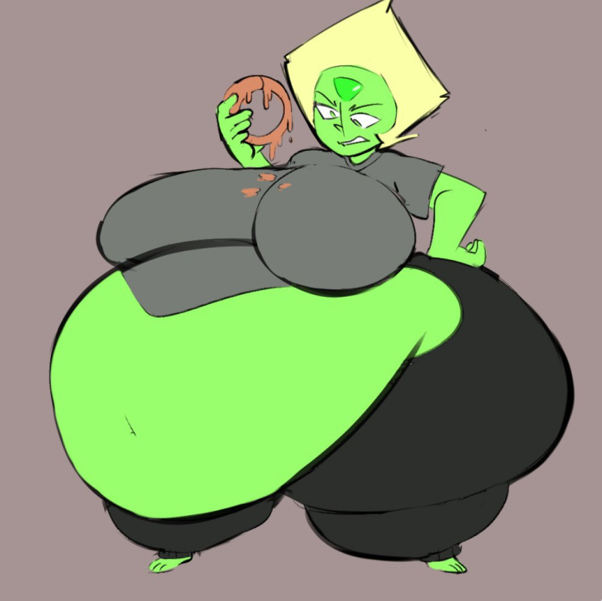 ass belly breasts obese peridot_(gem) peridot_(steven_universe) steven_universe steven_universe_future thighs