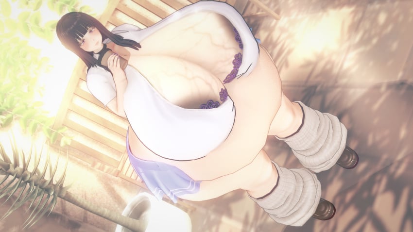 1girls 3d bbw big_belly big_breasts blue_hair bra breasts choker chubby_belly coffee coffee_mug dark_blue_hair dark_nipples detailed_background exposed_belly fat fat_belly female female_only fern_(sousou_no_frieren) holding_object huge_belly huge_breasts hyper_breasts ineffective_clothing koikatsu large_belly large_breasts light-skinned_female ngs_(artist) pale-skinned_female pale_skin plump purple_eyes revealing_clothes revealing_clothing skirt source sousou_no_frieren ssbbw standing veiny_breasts venus_body