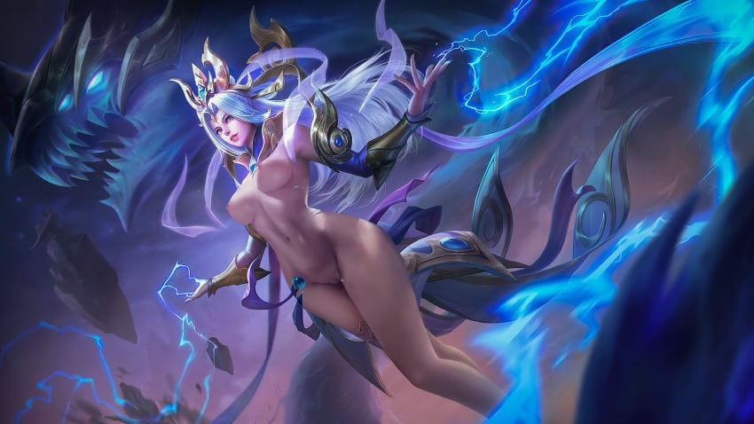 mobile_legends nude nude_edit nude_female nude_filter schmunch selena_(mobile_legends)