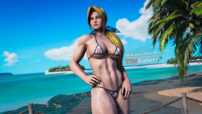 1girls 3d absurdres beach big_breasts big_muscles bikini bikini_bottom bikini_top black_fingernails blonde_female blonde_hair blonde_hair_female blue_eyes boat breasts breasts_bigger_than_head confident dead_or_alive dead_or_alive_5 dead_or_alive_5_last_round dead_or_alive_6 dead_or_alive_xtreme_beach_volleyball erect_nipples female glowing_eyes goddess hairtie hands_on_hips helena_douglas koei_tecmo legs muscle muscles muscular muscular_arms muscular_female muscular_thighs ocean relaxing sand sea seaside short_hair side_boob solo swimsuit tagme team_ninja tekken7wallpapers thighs wallpaper water