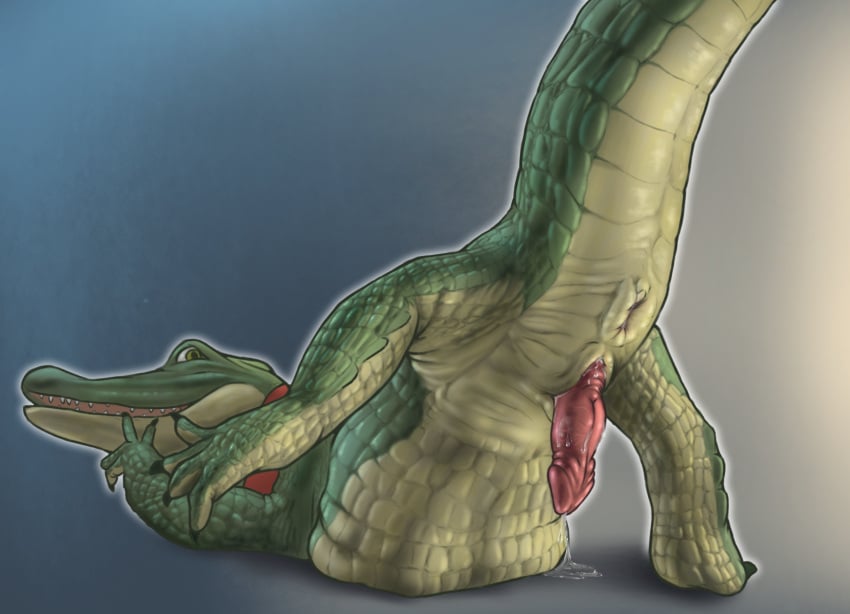 anatomically_correct anatomically_correct_genitalia anatomically_correct_penis animal_genitalia animal_penis anthro anus bloated bodily_fluids crocodile crocodilian crocodilian_penis crocodylid genital_fluids genitals hi_res looking_at_viewer lyle_(lyle_lyle_crocodile) lyle_lyle_crocodile male open_mouth open_smile penis precum presenting presenting_anus presenting_hindquarters presenting_penis rear_view reptile resting_on_belly scalie smile solo vore ward0r