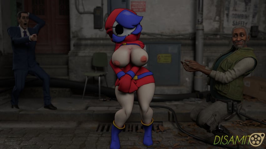 1girls 2boys 3d 3d_(artwork) 3d_model cally3d clazzey cryptiacurves disamit eli_vance female g-man half-life half-life:_alyx half-life_2 male mario_(series) meme nintendo s2fm shy_gal shy_guy shygal_(cryptiacurves) source2 source2filmmaker source_filmmaker super_mario_bros._2 vrchat_avatar vrchat_model yume_kōjō:_doki_doki_panic