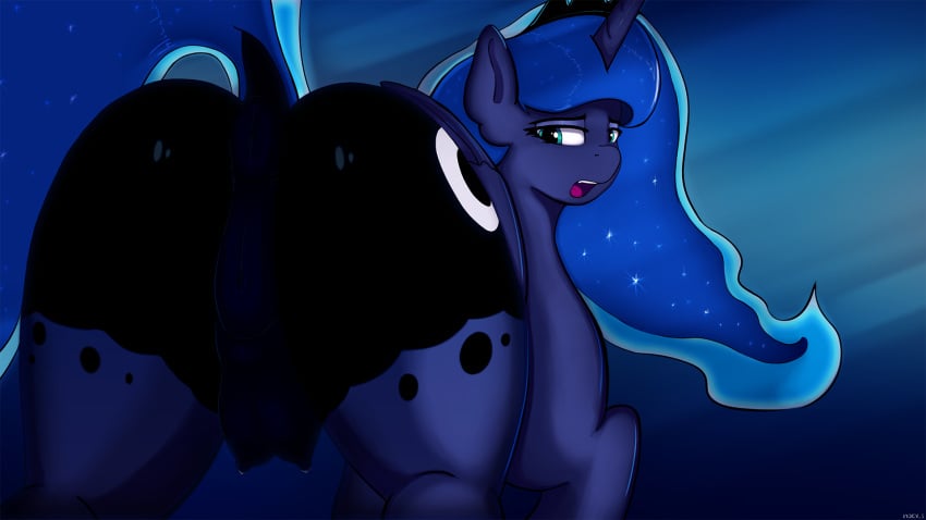 alicorn crotchboobs equine equine_anus equine_genitalia equine_pussy female female_focus female_only friendship_is_magic index_3 my_little_pony pony princess_luna_(mlp) solo_female tagme