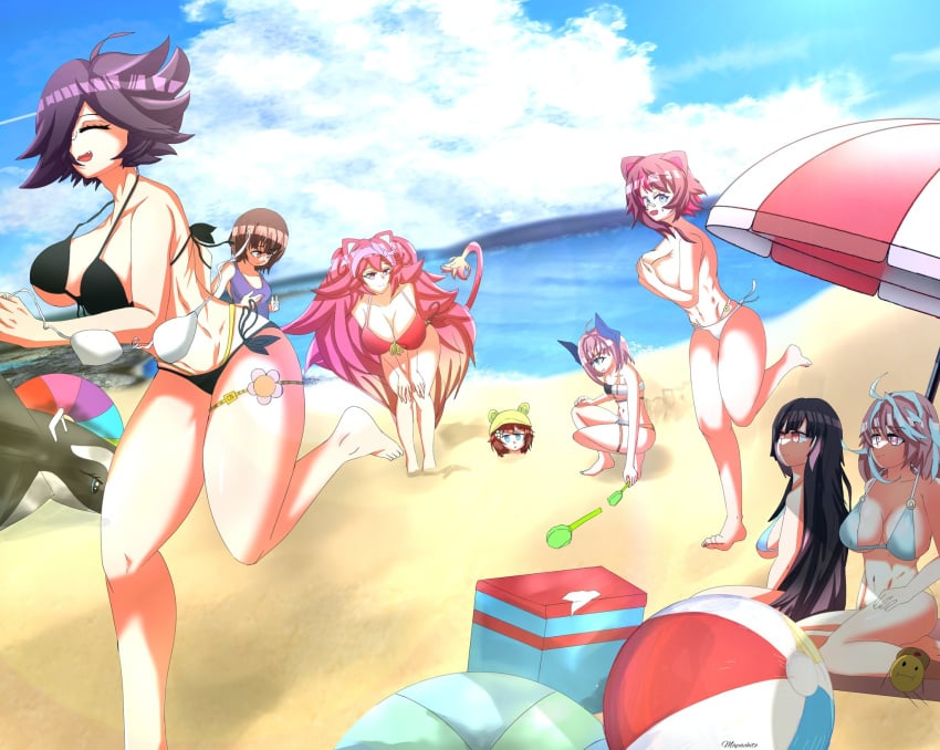 beach breast_size_difference emikukis hana_yomeguri just_nova karmavt latam_virtual_youtuber lunaria_ayaren mapachito_art multiple_girls owozu papitasvt rakkun sirivt starvtuber topless virtual_youtuber vtuber vtuberfanart youtube_hispanic