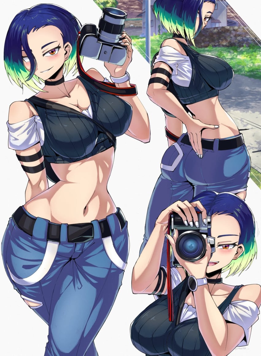 1girls 2020s 2023 2d 2d_(artwork) 4_fingers 5_fingers arm_ribbon armwear ass background beige_body beige_skin belly belly_button belt belt_bondage belt_buckle belt_collar big_ass big_boobs big_breasts big_butt big_hips big_tits blue_hair blush blushed blushing_at_viewer boobs bra breasts butt butt_crack camera caucasian caucasian_female cleavage cleavage_cutout clock clothed clothed_female clothes clothing collar color colored cropped cropped_arms cropped_legs curvy curvy_body curvy_female curvy_figure curvy_hips day daylight daytime detailed_background ear ears ears_up eyelashes eyes eyes_half_open eyes_open fanart female female_focus female_only fingernails fingers first_person_perspective first_person_view game_freak glass grass hair half-closed_eye half-closed_eyes hips hourglass_figure house human humanoid jean_shorts jeans large_butt light-skinned light-skinned_female light_body light_skin looking_at_viewer looking_up looking_up_at_viewer mammal mammal_humanoid mouth mouth_open multicolored_hair multiple_images nail nail_polish nailpolish nails nails_painted neck neck_ribbon neckwear nintendo no_dialogue no_text nsfw open_mouth orange_eyes painted_fingernails painted_nails pants partially_clothed partially_clothed_female partially_nude partially_nude_female partially_undressed perrin_(pokemon) pointy_chin pokemon pokemon_sv pokemon_trainer pov pov_eye_contact reveal revealing revealing_clothes revealing_clothing revealing_outfit ripped_clothing ripped_pants shiny shiny_ass shiny_clothes shiny_hair shiny_skin short_hair simple_background skin slim slim_girl smile smiling smiling_at_viewer solo solo_focus suggestive suggestive_gesture suggestive_pose suggestive_posing suggestive_smile sunlight suzusiigasuki tease teasing teasing_viewer teeth teeth_clenched teeth_showing teeth_visible textless thick_thighs thighs tight tight_clothes tight_clothing tight_dress tight_fit tight_pants tits tongue two_tone_hair video_game video_game_character video_game_franchise video_games white_background white_body white_fingernails white_nail_polish white_nails white_skinned_female wide_hips wide_thighs window windows woman