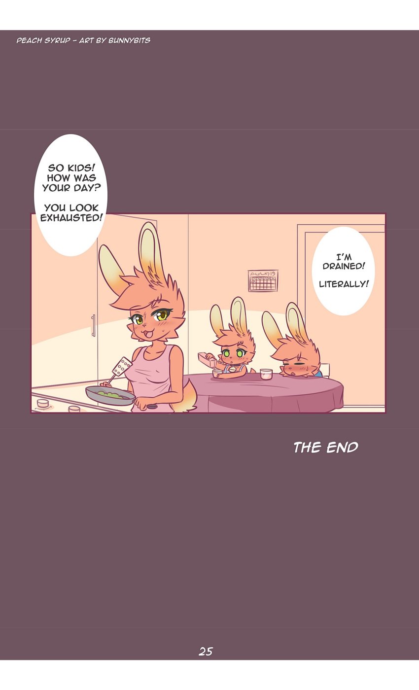 2019 absurd_res amelie_(bunnybits) anthro brother_(lore) brother_and_sister_(lore) bunnybits claire_(bunnybits) clothed clothing comic cooking daughter_(lore) dialogue english_text fur hair hi_res mother_(lore) mother_and_child_(lore) mother_and_daughter_(lore) mother_and_son_(lore) parent_(lore) parent_and_child_(lore) parent_and_daughter_(lore) parent_and_son_(lore) sasha_(bunnybits) sibling_(lore) sister_(lore) son_(lore) speech_bubble text