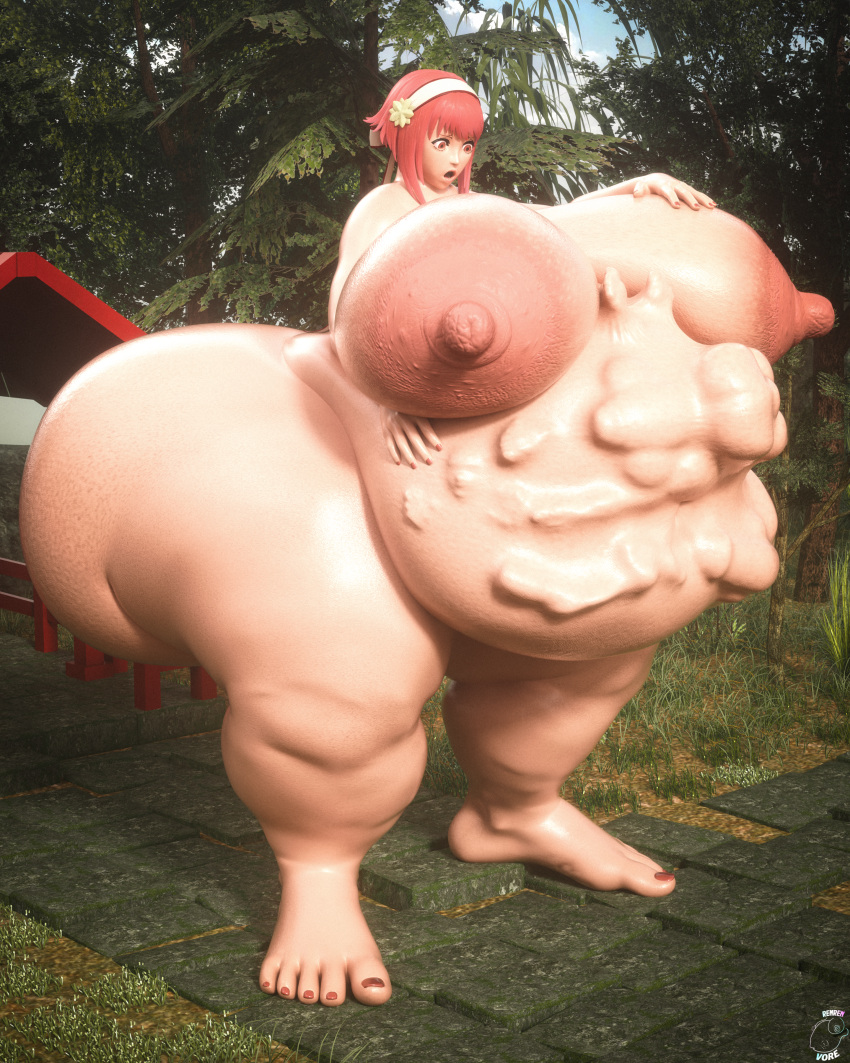 3d alternative_version_available areolae ass big_nipples breasts commission commissioner_upload female female_only fire_emblem fire_emblem_fates gigantic_areola gigantic_ass gigantic_breasts light-skinned_female mass_vore mini_giantess nipples pink_hair puffy_nipples renrenvore sakura_(fire_emblem) short_hair stomach_bulge stomach_deformation surprised surprised_expression surprised_face thick_thighs thunder_thighs vore vore_belly