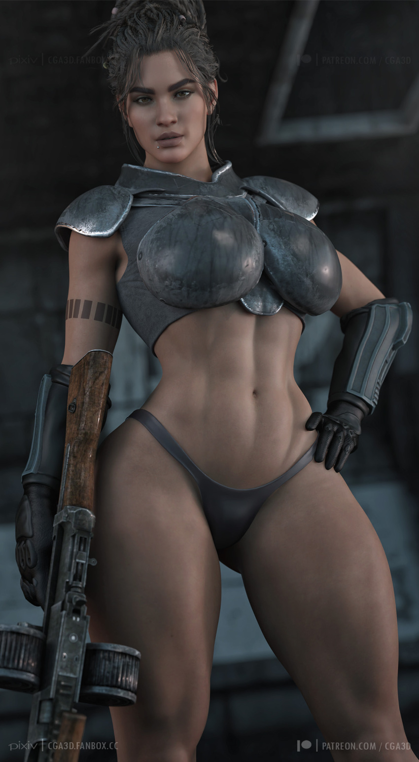 1girls 3d abs afro-native ass athletic athletic_female big_breasts breasts busty cara_dune cara_dune_(cosplay) cga3d cleavage cosplay crossover crossover_cosplay curvaceous curvy curvy_female curvy_figure cyberpunk_(series) cyberpunk_2077 dark-skinned_female dark_skin digital_media_(artwork) erotichris female female_focus female_only fit fit_female fusion fusion_character hair_bun hips hourglass_figure huge_breasts human large_breasts legs lips lucasfilm mature mature_female muscular muscular_female panam_palmer panties slim_waist star_wars the_mandalorian thick thick_legs thick_thighs thighs thong top_heavy upper_body voluptuous voluptuous_female waist wide_hips