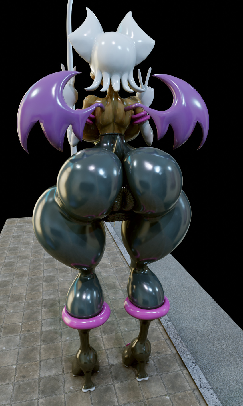 3d 3d_(artwork) 3d_model absurd_res anthro anus ass big_anus big_breasts big_butt big_pussy breasts clothing digital_media_(artwork) female footwear genitals hair hi_res high_heels huge_anus huge_butt hyper hyper_butt mobian mobian_(species) mobian_bat pussy rouge_the_bat sanory_(artist) sega solo sonic_(series) sonic_adventure_2 sonic_the_hedgehog_(series) tail wings