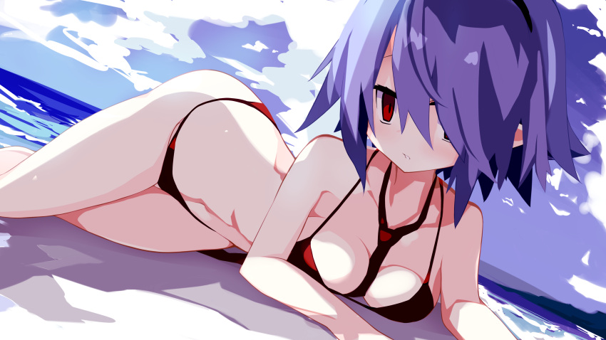 bikini bikini_bottom bikini_top breasts disgaea hips large_breasts nanozenzen nippon_ichi_software pleinair