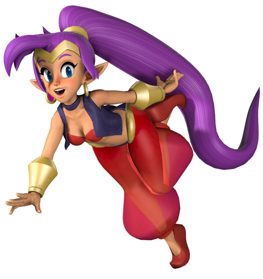 1girls female female_only legoguy9875 shantae shantae_(character) shantae_and_the_pirate's_curse solo