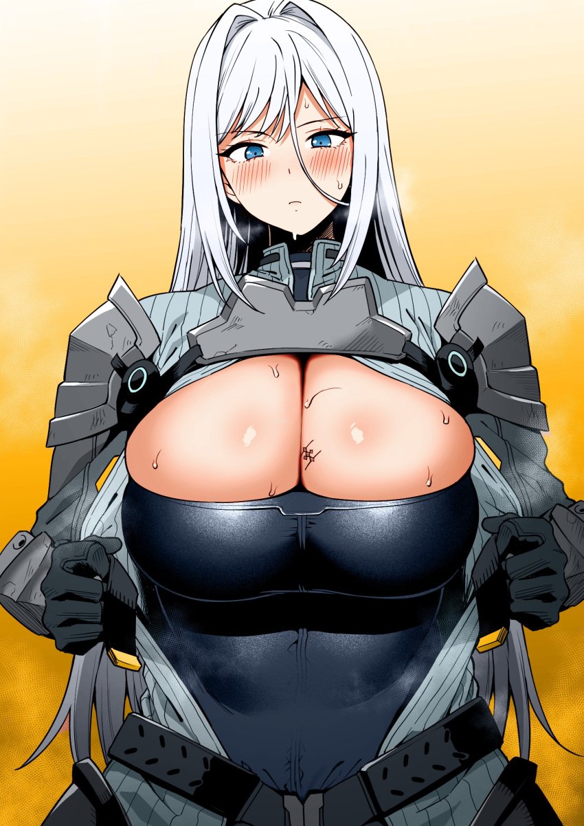 amano_don blue_eyes color edit ethel_(xenoblade) female huge_breasts third-party_edit white_hair xenoblade_(series) xenoblade_chronicles_3