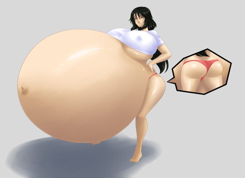 1girls ass_expansion belly_expansion breast_expansion breasts breasts_bigger_than_head butt_expansion female female_only hyper hyper_belly hyper_breasts hyper_pregnancy nipple_bulge pregnant ready_to_pop solo solo_female zdemian