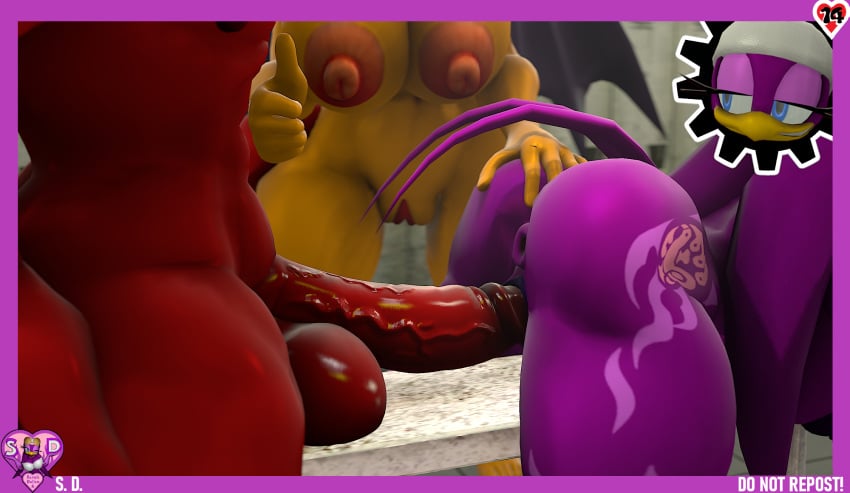 3d big_penis female huge_cock imminent_penetration imminent_sex knuckles_the_echidna naked naked_female nude nude_female rouge_the_bat sarahdellen sega sfm sonic_(series) sonic_the_hedgehog_(series) source_filmmaker threesome wave_the_swallow