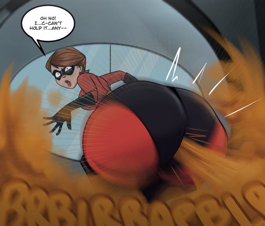 1girls ass ass_focus big_ass canonical_scene cheeks dialogue disney dumpy elastigirl eye_mask fart fart_cloud fart_everywhere fart_fetish farting farts fat female female_only helen_parr heroine huge_ass huge_butt large_ass large_butt lolotron6 looking_back massive_ass massive_butt milf open_mouth pixar stuck stuck_in_door text the_incredibles thick thick_ass unable_to_hold_it