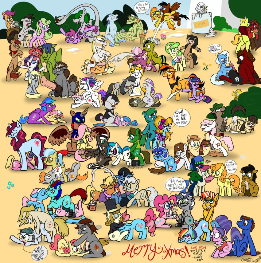 aloe_(mlp) applejack_(mlp) berry_punch_(mlp) caramel_(mlp) caramel_apple catfood cheerilee_(mlp) christmas cloudy_quartz_(mlp) cookie_crumbles_(mlp) cup_cake_(mlp) daisy_(mlp) derpy_hooves_(mlp) equine female fluttershy_(mlp) friendship_is_magic furry golden_harvest_(mlp) granny_smith_(mlp) hair lily_valley_(mlp) lotus_blossom male mane_cureall mane_six_(mlp) mayor_mare_(mlp) minuette ms._harshwhinny_(mlp) ms._peachbottom_(mlp) my_little_pony nurse_redheart_(mlp) octavia_melody_(mlp) orgy pinkie_pie_(mlp) rainbow_dash_(mlp) rarity_(mlp) roseluck_(mlp) scootaloo_(mlp) smooth_skin spitfire_(mlp) trixie_lulamoon_(mlp) twilight_sparkle_(mlp) twilight_velvet_(mlp) vinyl_scratch_(mlp)