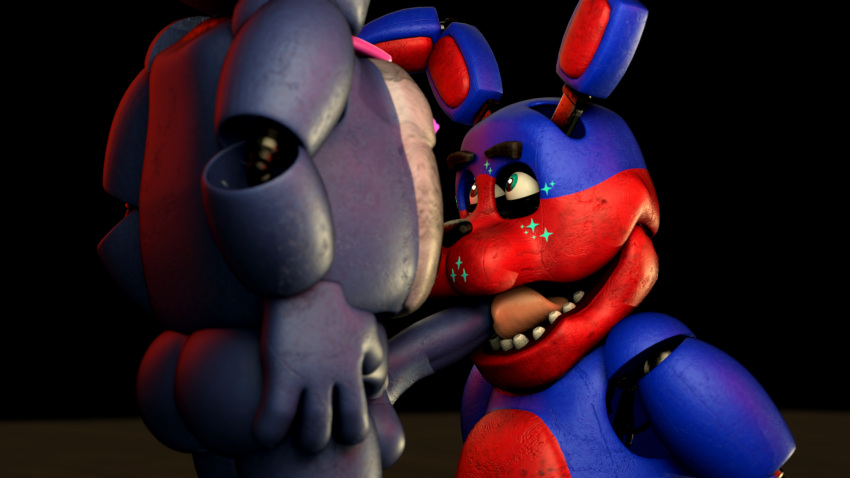 bonnie_(fnaf) close-up dick enjoying five_nights_at_freddy's fnaf gay nightmareb original_character penis richardbunbon sucking sucking_penis