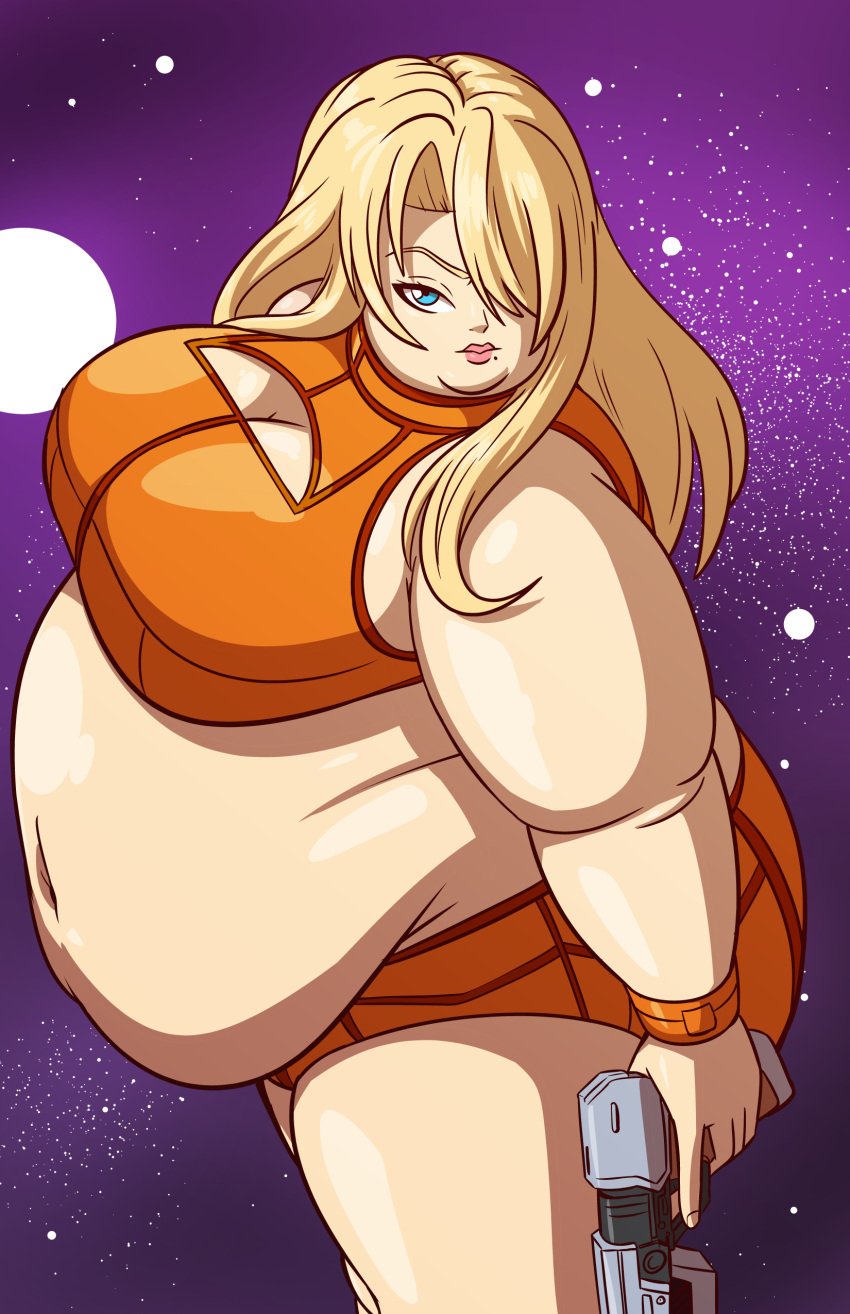 axel-rosered bbw belly_overhang big_belly big_breasts big_female blonde_hair chubby chubby_female double_chin fat fat_arms fat_ass fat_female fat_fetish fat_girl fat_rolls fat_woman fatty hair_over_one_eye large_female long_hair metroid obese obese_female overweight overweight_female plump pork_chop porky samus_aran thick_thighs tubby weight_gain