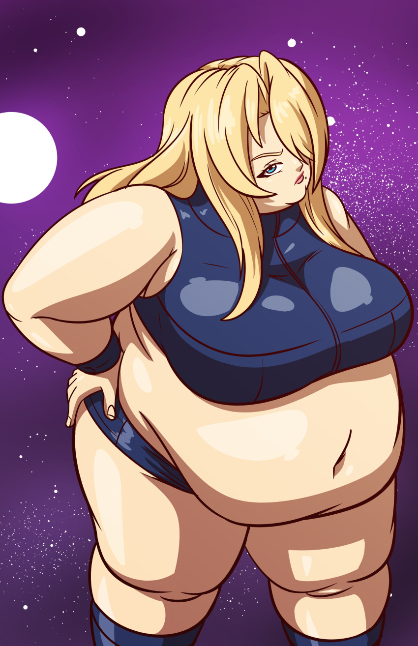 axel-rosered bbw belly_overhang big_belly big_breasts big_female blonde_hair chubby chubby_female double_chin fat fat_arms fat_ass fat_female fat_fetish fat_girl fat_rolls fat_woman fatty hair_over_one_eye large_female long_hair metroid obese obese_female overweight overweight_female plump pork_chop porky samus_aran thick_thighs tubby weight_gain