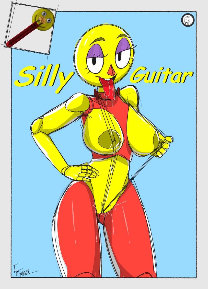 1girls angrydiaper123 big_breasts comic_sans doll_joints eyelashes gijinka guitar humanized humanoid nonhuman roblox roblox_gear rule_63 saliva_drip silly_guitar tagme tongue_out wet_pussy