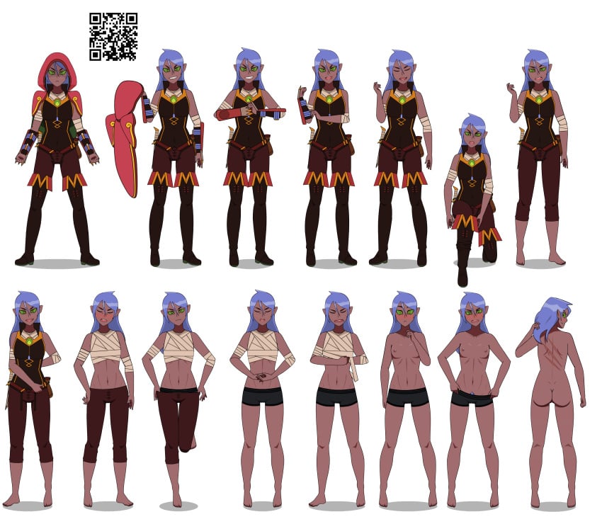 1girls 2d aaravi_mishra artist_request bangs blue_hair breasts clothed clothing completely_nude completely_nude_female dark-skinned_female female female_only full_body genitals green_eyes kisekae long_hair looking_at_viewer monster_camp monster_prom naked nude pussy qr_code solo solo_female solo_focus spnati sprite_sheet strip_poker_night_at_the_inventory stripping tomboy transparent_background undressing