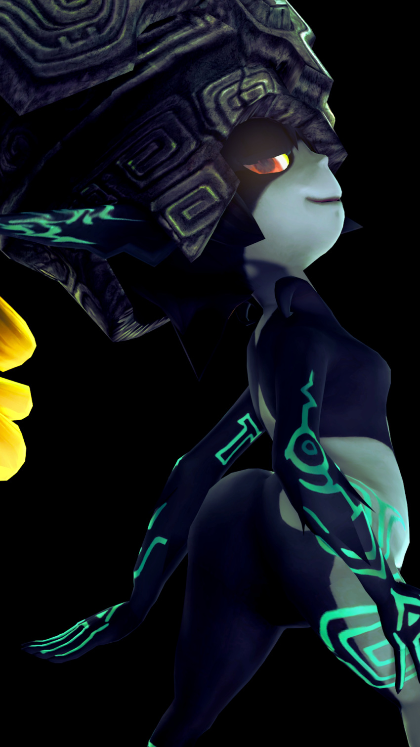 1girls 3d ass big_ass female female_only glowing_eyes imp imp_midna midna nintendo orange_eyes posing seductive shortstack solo source_filmmaker terezifaps the_legend_of_zelda twilight_princess yellow_sclera