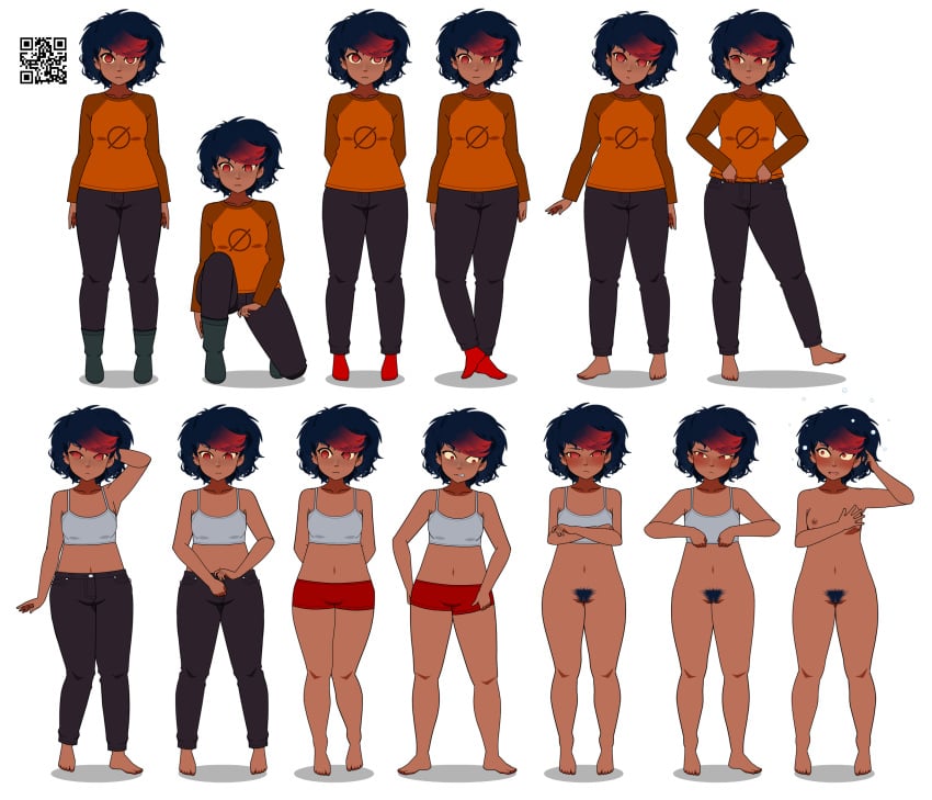 1girls 2d breasts chubby chubby_female clothed clothing completely_nude completely_nude_female dark-skinned_female dark_skin embarrassed embarrassed_nude_exposure embarrassed_nude_female female female_only full_body human humanized kisekae looking_at_viewer mae_(nitw) mae_borowski naked night_in_the_woods nude pussy qr_code red_eyes solo solo_female spnati sprite_sheet strip_poker_night_at_the_inventory stripping transparent_background undressing