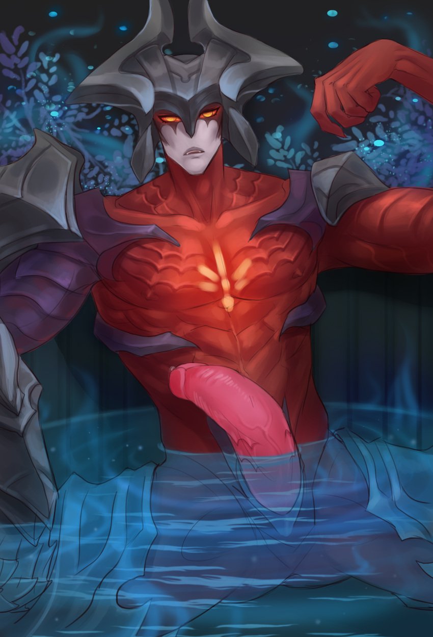 1boy 1male aatrox ass big_breasts big_dick big_penis cock cum darkin dick drunk full_body grey_skin hairless_ass hairless_penis horn horns huge_cock juice khovalsky league_of_legends league_of_legends:_wild_rift male male_only masculine muscles muscular muscular_arms muscular_body muscular_legs naked nipples open_mouth partially_submerged penis perfect_body red_body red_cock red_dick red_eyes red_penis red_skin six_pack skinny solo solo_male teeth teeth_showing water