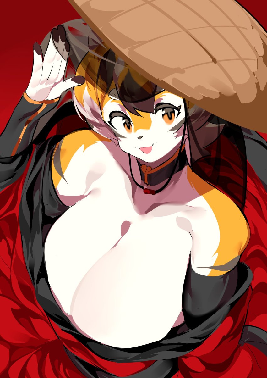 1girls anthro big_breasts breasts dress female hat looking_at_viewer looking_down looking_up muscular muscular_anthro muscular_female muscular_thighs mx99926 oc short_hair smile smiling smiling_at_viewer sole_female solo solo_female solo_focus straw_hat tail thick_thighs tiger tiger_ears tiger_girl tiger_print tiger_stripes tiger_tail wide_hips