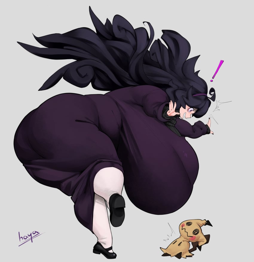 1girls big_ass big_breasts breasts chubby chubby_female dress fat_ass female female_focus female_only fully_clothed hayabusart hex_maniac huge_ass huge_breasts massive_ass massive_breasts mimikyu nintendo pokemon solo thick_ass thick_thighs wide_hips