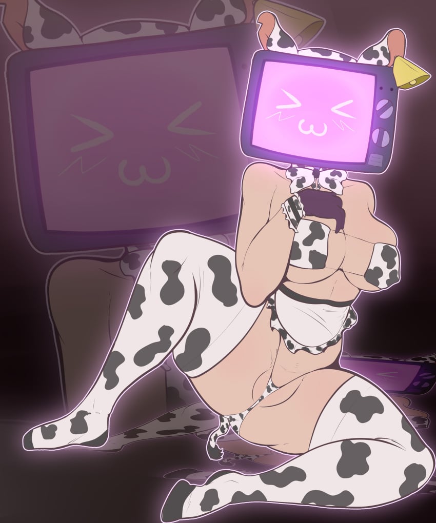 >w< 1female 1girls 2024 2d 2d_(artwork) 2d_artwork alternate_version_available blush blush_face blushed blushed_face blushed_female blushing_at_viewer blushing_female bow bowtie cow_bell cow_costume cow_ears cow_print cow_print_armwear cow_print_bikini cow_print_bowtie cow_print_bra cow_print_handwear cow_print_legwear cow_print_thighhighs cow_tail cowprint_bow cowprint_panties female female_focus female_only female_solo gloves glowing glowing_body glowing_face handwear looking_at_viewer nsfw_version_available presenting presenting_pussy presenting_vagina reflective_floor sfcompany1e_(artist) sfw sfw_version sfw_version_available simple_background simple_shading skibidi_toilet tagme tv tv_face tv_head tv_screen tv_woman tv_woman_(skibidi_toilet) tvwoman tvwoman_(skibidi_toilet)