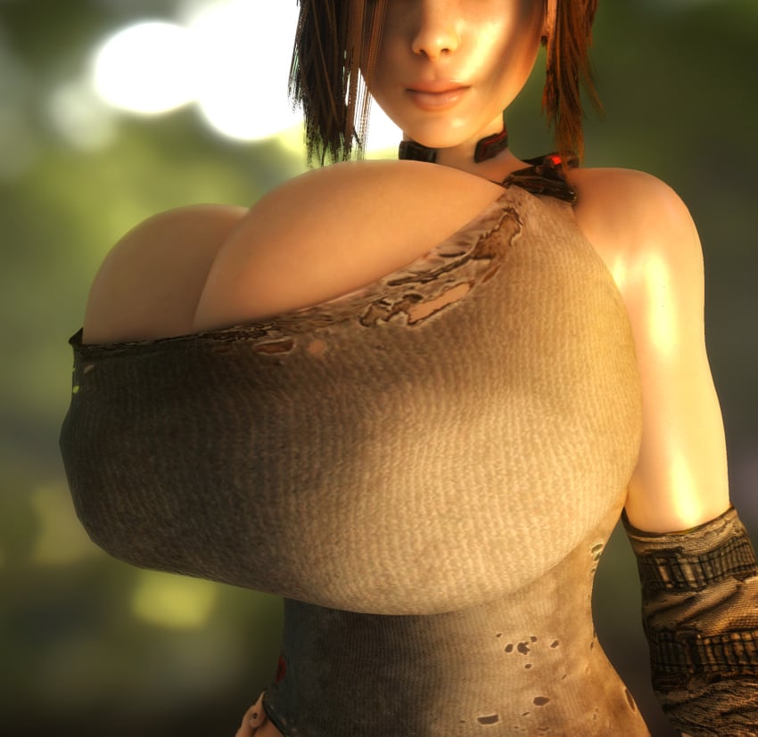 1girls 3d 3d_(artwork) alternate_breast_size breasts breasts_bigger_than_head breasts_bigger_than_torso breasts_focus brown_hair bulletstorm cleavage clothed clothed_female electronic_arts enormous_breasts epic_games female female_only gigantic_breasts huge_breasts human human_female hyper hyper_breasts massive_breasts people_can_fly solo solo_female top_heavy top_heavy_breasts trishka_novak upper_body vaako