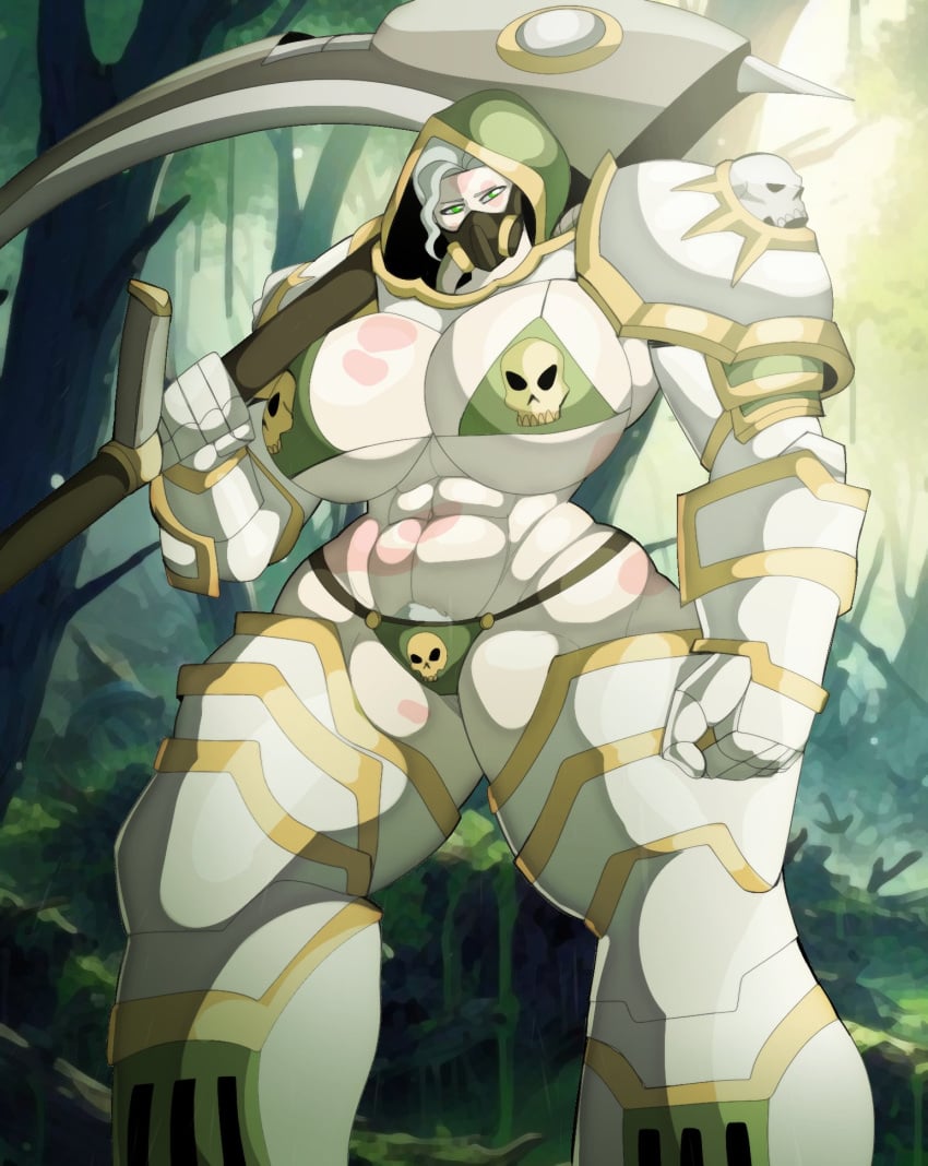 1girls abs bikini bikini_armor bimbo death_guard female female_only female_space_marine hyper_breasts imperium_of_man mortarion_(warhammer_40k) muscular_female post-human power_armor primarch rompecaderasgod rule_63 skimpy_armor skimpy_bikini skimpy_clothes skimpy_dress skimpy_outfit solo solo_female warhammer_(franchise) warhammer_40k