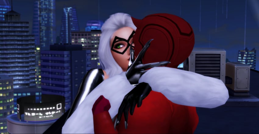 3d black_cat_(marvel) daredevil daredevil_(series) felicia_hardy female marvel marvel_comics matt_murdock pof3445 spider-man_(series) the_sims the_sims_4