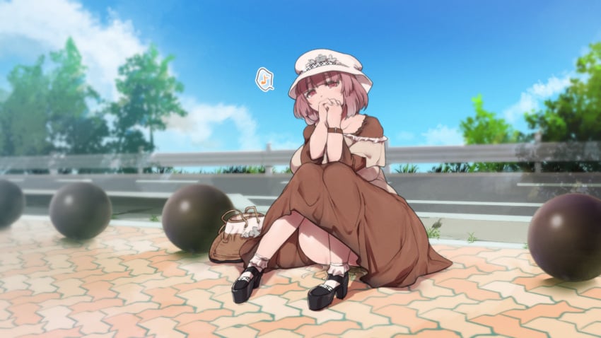 anal anal_destruction anal_girl_(danchizuma) anal_stretching bollard bollard_insertion bumhole_destruction buttplug danchizuma female giant_buttplug gigantic_buttplug hat huge_buttplug hyper_buttplug massive_buttplug pixiv_id_318124 public public_masturbation sitting_on_buttplug stealth_masturbation tagme 鉄腕うーぴー