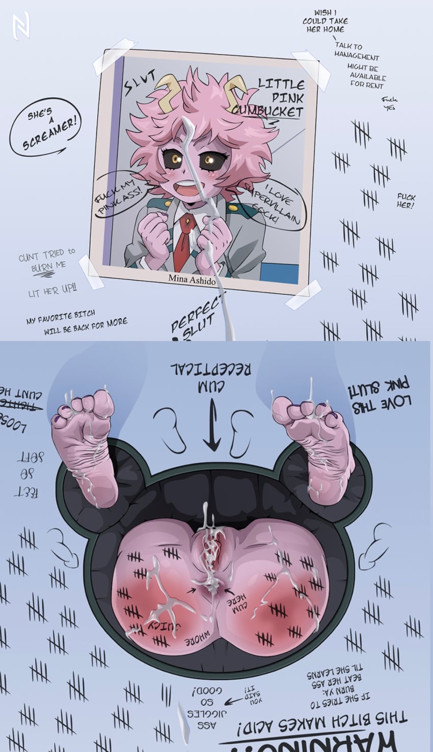 Mina Ashido (My Hero Academia) Rule 34 Image