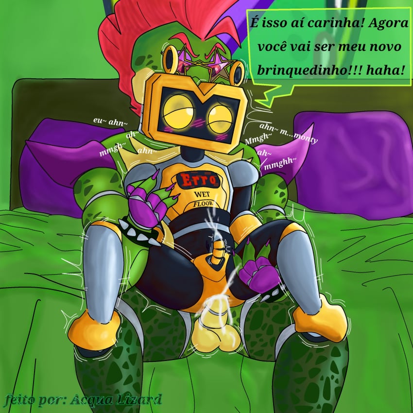 2023 2boys 2males acqua_lizard alligator alligatorid anal anal_sex animatronic anthro anthro_focus anthro_on_anthro anthro_only anthro_penetrated anthro_penetrating anthro_penetrating_anthro artist_name bedroom big_dom_small_sub bigger_dom bigger_penetrating_smaller bracelet braces claws crocodile crocodilian crocodylid cum_inside cum_string cum_trail digital_drawing_(artwork) digital_media_(artwork) duo duo_focus ejaculate ejaculating ejaculating_cum ejaculation error finger_claws fingerless_gloves five_nights_at_freddy's five_nights_at_freddy's:_security_breach gay gay_sex genital_slit genitals glasses gloves long_hair_male looking_pleasured machine male male/male male_only mohawk_(hairstyle) montgomery_gator_(fnaf) orgasm penetrating penetration penile_penetration penis penis_in_anus penis_in_ass penis_out portuguese portuguese_text red_hair reptile reptile_humanoid robot robotic_genitalia robotic_penis sex shoulder_pads size_difference spiked_bracelet star_glasses studded_bracelet sunglasses text text_bubble wet_floor wet_floor_bot_(fnaf) wet_floor_sign