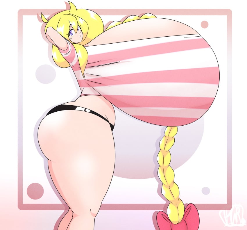 big_ass big_breasts breasts bubble_butt cassie_(theycallhimcake) huge_ass huge_breasts riley_moore_(artist) thick_thighs wide_hips