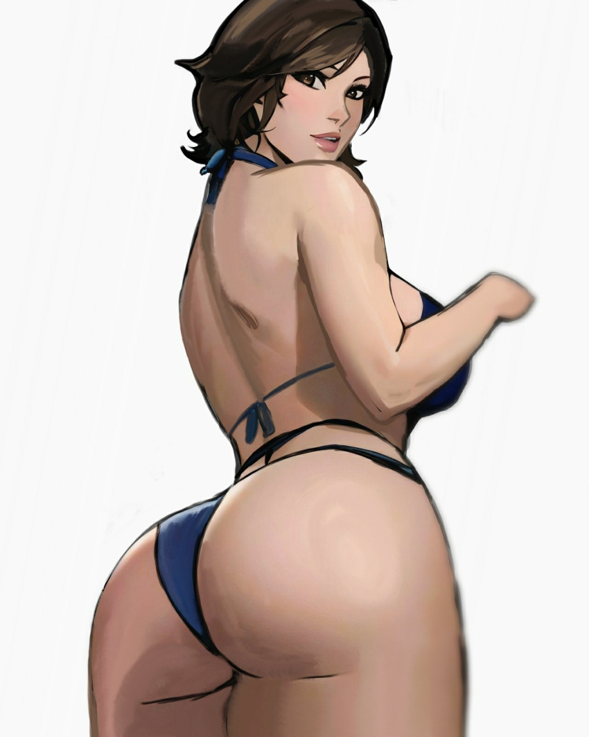 1girls ass ass_focus asuka_kazama big_ass bubble_butt female female_only heavenly7 kazama_asuka light-skinned_female namco round_ass tekken tekken_8 tekken_tag_tournament_2